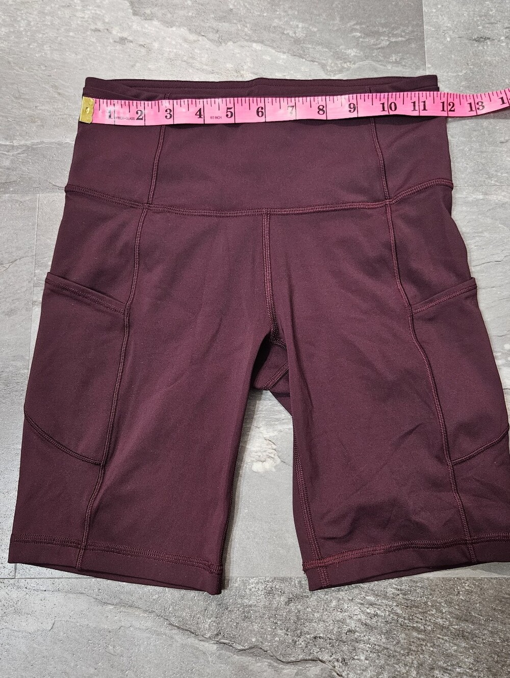 Lululemon Fast And Free Short 8" *Non-Reflective. Cassis (Burgundy). Size 4. - Picture 8 of 10